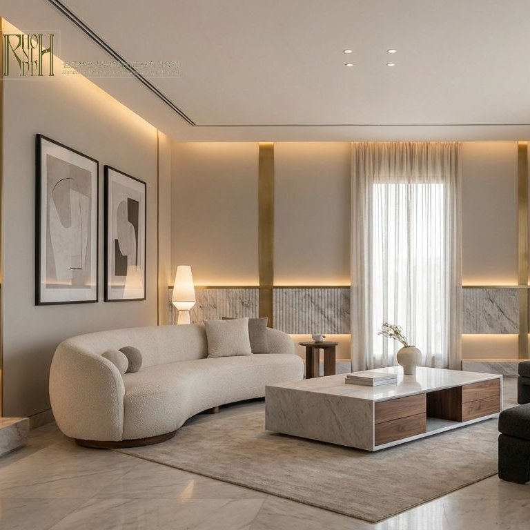 靜奢之境｜三房格局中的現代低調奢華生活提案